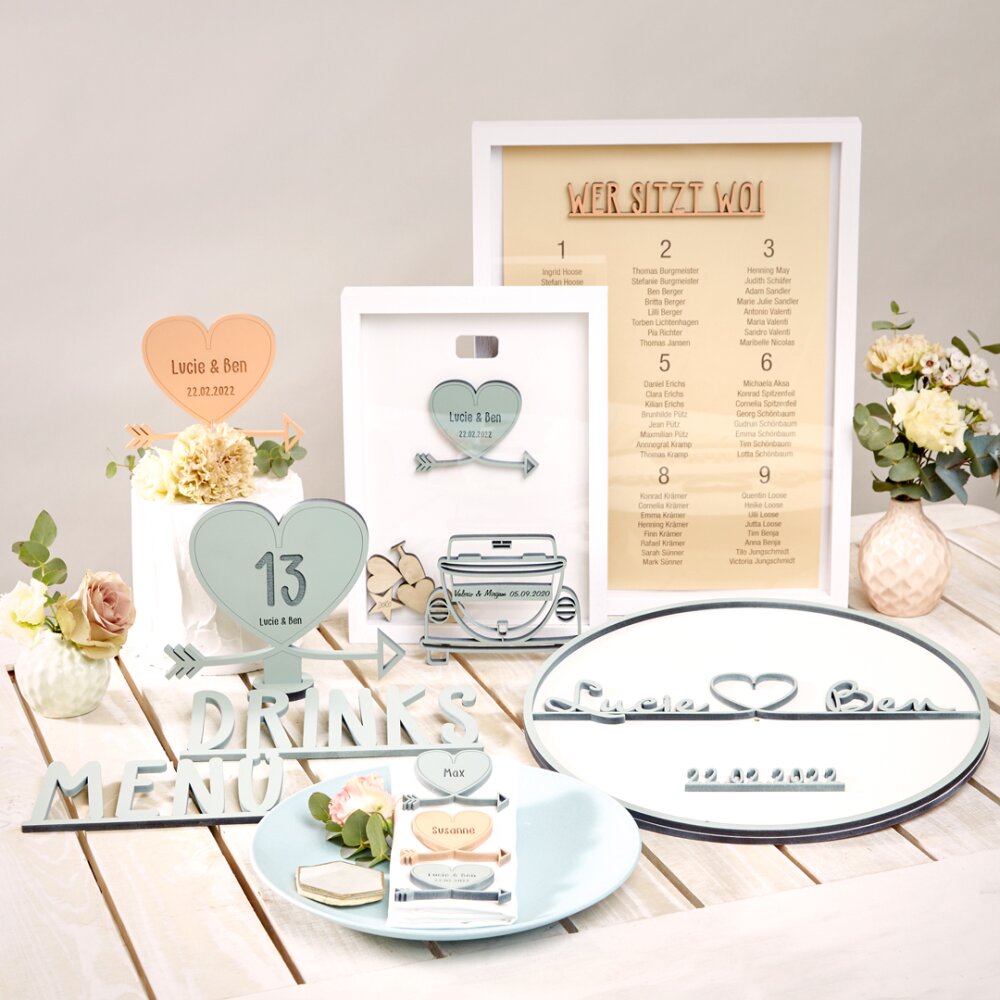 Hochzeit-Set Herz