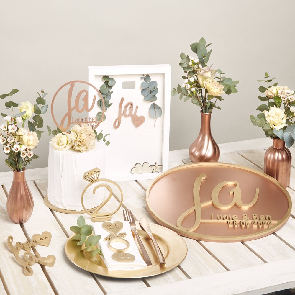 Hochzeit-Set Ja