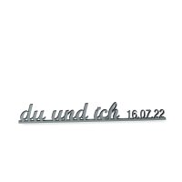du und ich mit Datum