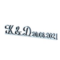 Initialen mit Datum