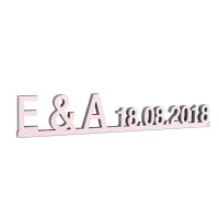 Initialen mit Datum