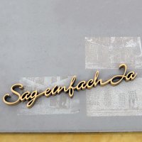 Sag einfach Ja