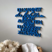 Du kannst die Wellen nicht aufhalten,  aber du kannst...