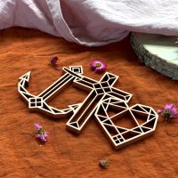 anchor, crucifix, heart