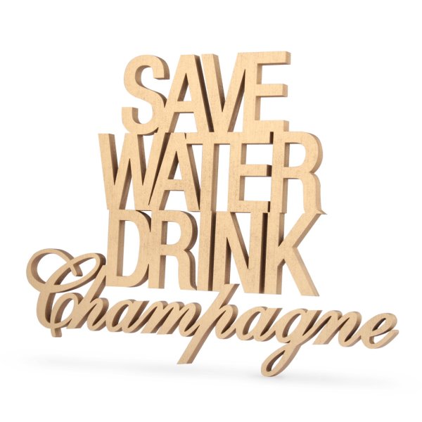 Save water drink Champagne