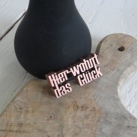 Hier wohnt das Gl&uuml;ck