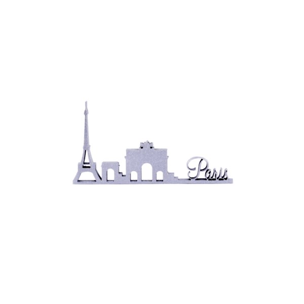 Skyline mit Schriftzug Paris