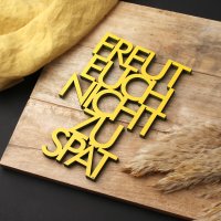 Freut euch nicht zu Sp&auml;t