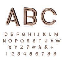 Dein Buchstabe oder Zeichen