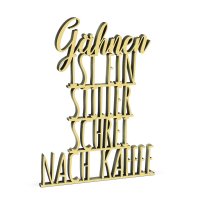 G&auml;hnen ist ein stiller Schrei nach Kaffee