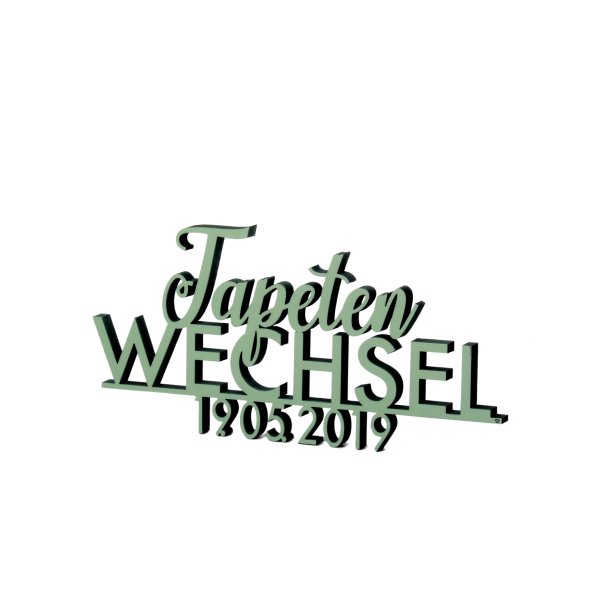 Tapetenwechsel with Date