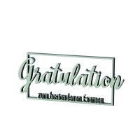 Gratulation zum bestandenen Examen