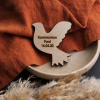 Taube mit Text