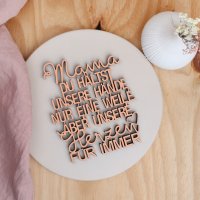 Mama du hältst unsere Hände nur eine Weile aber...