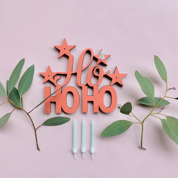Ho Ho Ho - mit Kerzen