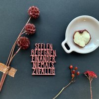 Seelen begegnen einander niemals zuf&auml;llig