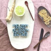 Und dann stolpert ein Mensch mitten in dein Herz