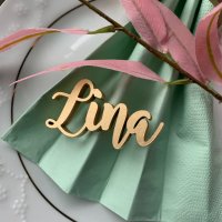 Namensschilder aus MDF