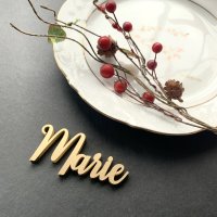 Namensschilder aus MDF