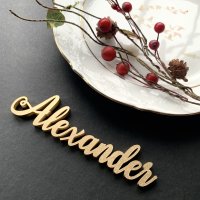 Namensschilder aus MDF