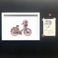 DIY-Set Damenfahrrad mit  im Rahmen