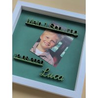 DIY-Set Mein 1. Schultag mit Name, Datum und Rahmen
