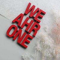 WE AHR ONE