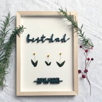 DIY-Set "best dad" mit individuellen Namen im...