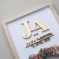 DIY-Set "JA" mit individuellen Namen und Datum...