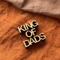DIY-Set "King of Dads" mit Rahmen und Hintergrund