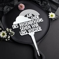 Am Ende des Regenbogens sehen wir uns wieder - Grabstecker