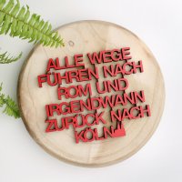 Alle Wege führen nach Rom und irgendwann zurück...