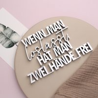 Wenn man losl&auml;sst, hat man zwei H&auml;nde frei