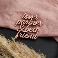 Lover, partner &amp; best friend
