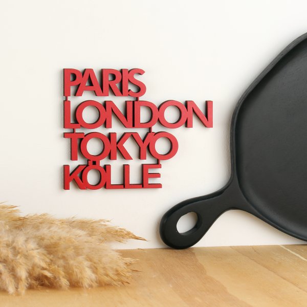 Paris, London, Tokyo mit deinem Wunschort
