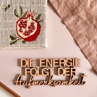 Die Energie folgt der Aufmerksamkeit