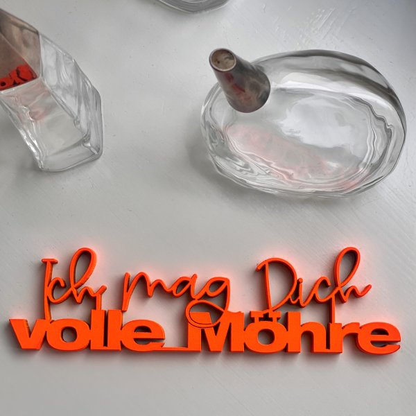 Ich mag dich volle Möhre
