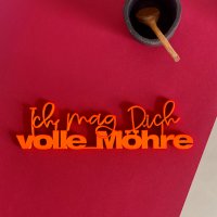 Ich mag dich volle Möhre