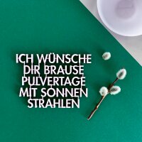 Ich wünsche dir Brausepulvertage mit Sonnenstrahlen