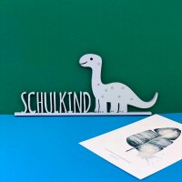 Schulkind mit Motiv, Dino, Krokodil, Lama