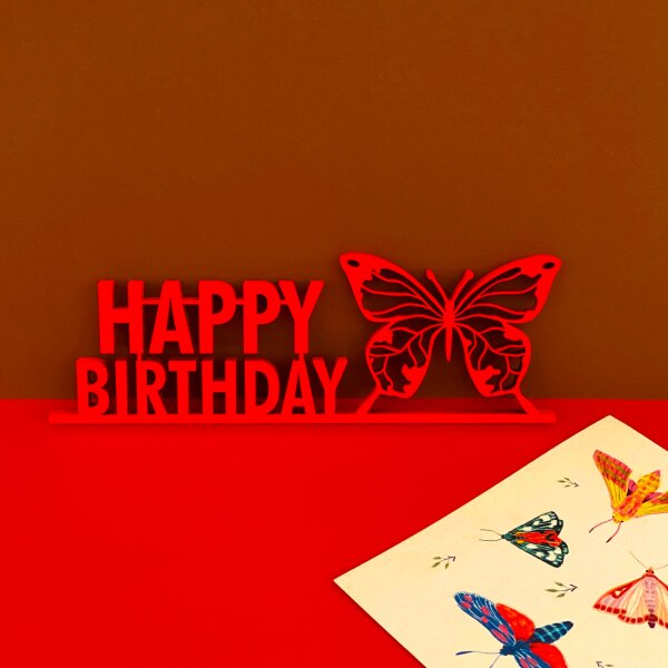 Happy birthday mit Motiv, Dino, Dackel, Eule....