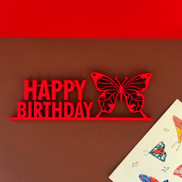 Happy birthday mit Motiv, Dino, Dackel, Eule....
