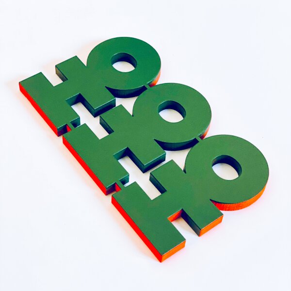 HOHOHO mit Neonkante