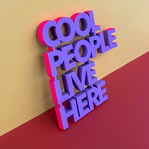 Cool people live here