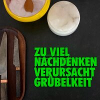 Zu viel Nachdenken verursacht Grübelkeit