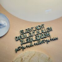 Es geht nicht darum, gut in Allem zu sein, sondern gut zu...