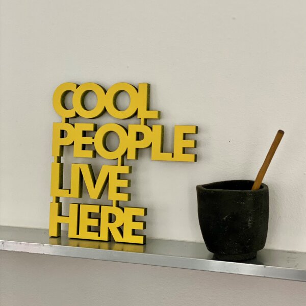 Cool people live here