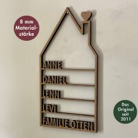 Haus mit individuellen Namen in Natur