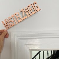 Türrahmen Deko Weihnachtswörter