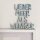 Lieber Meer als weniger
